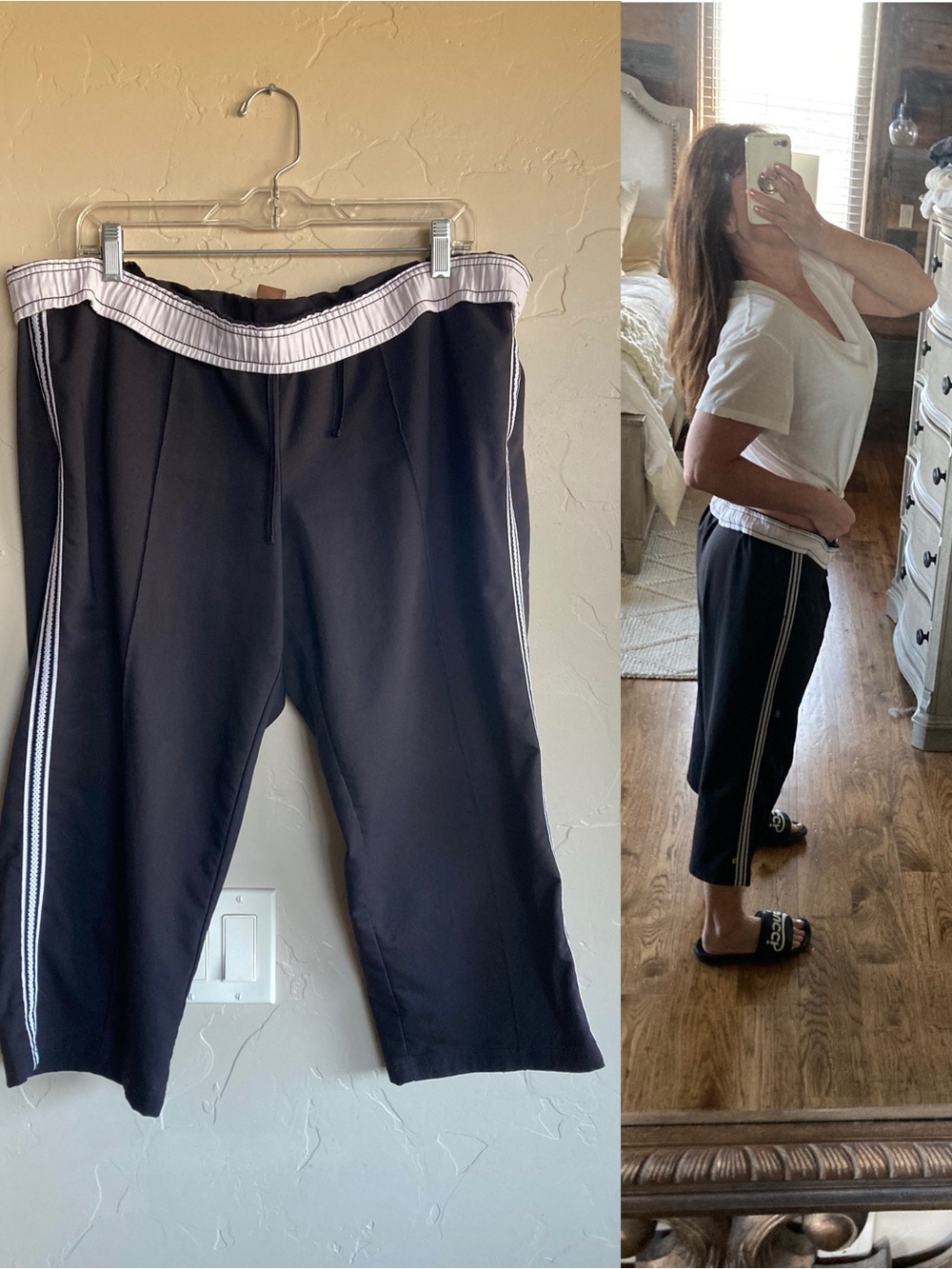 Made For Life Y2K Style Capri Track Pants Retro Sportswear